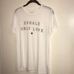Spiritual Gangster exhale only love tee
